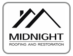 Midnight Roofing and Restoration logo